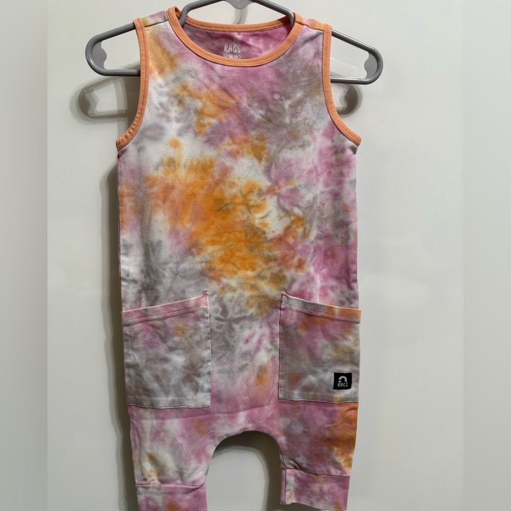 Colorful Rags Brand Tie-Dye Sleeveless Romper